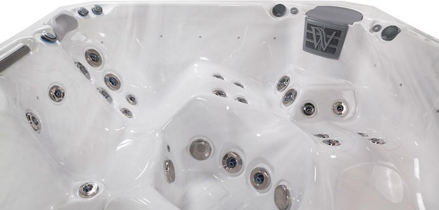 Spa Palermo Standaard- Voorraad Alba Pearl White 
